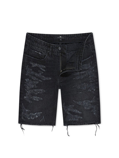 Jordan Craig Riverside Denim Shorts - Black Shadow Denim Exchange