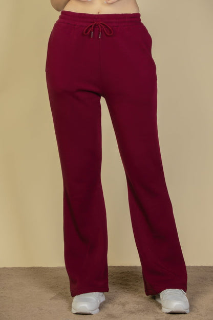 Drawstring Waist Slant Pocket Sweatpants See size chart under “more details” The Fashion Celestial