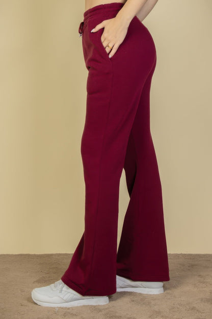 Drawstring Waist Slant Pocket Sweatpants See size chart under “more details” The Fashion Celestial