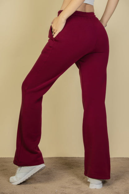 Drawstring Waist Slant Pocket Sweatpants See size chart under “more details” The Fashion Celestial