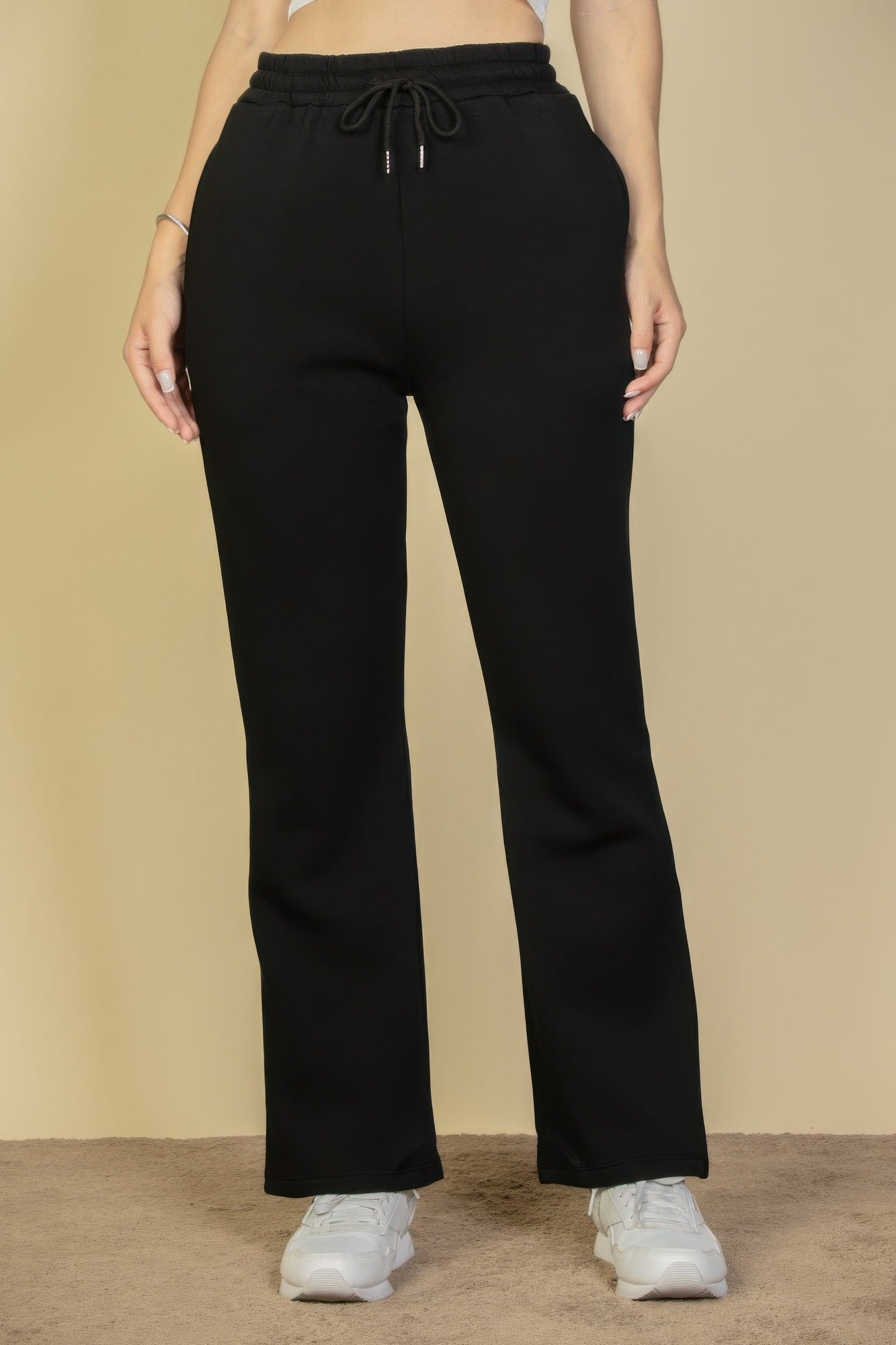 Drawstring Waist Slant Pocket Sweatpants See size chart under “more details” The Fashion Celestial