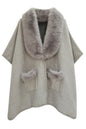 Faux Fur Collar Kimono See size chart under “more details” The Fashion Celestial