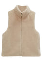 Solid Faux Fur Vest See size chart under “more details” The Fashion Celestial