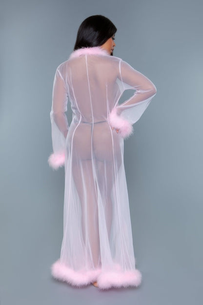 Marabou Robe See size chart under “more details” The Fashion Celestial