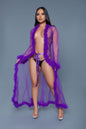 Marabou Robe See size chart under “more details” The Fashion Celestial