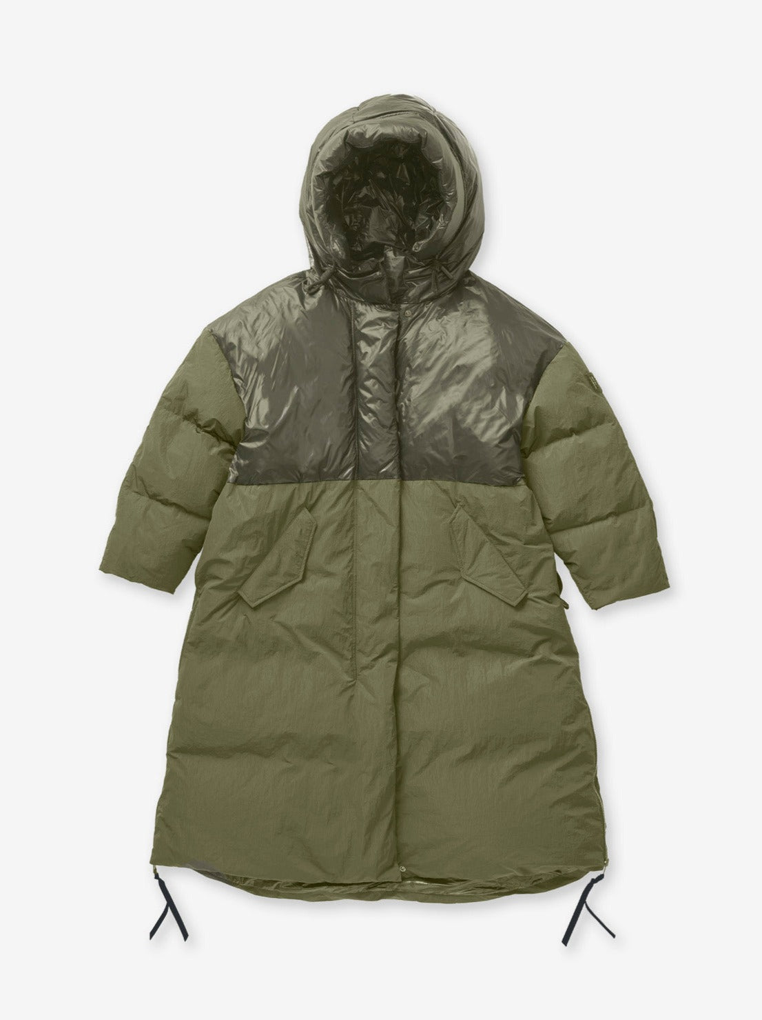 Long Down Puffer - Stone Green Holden Outerwear