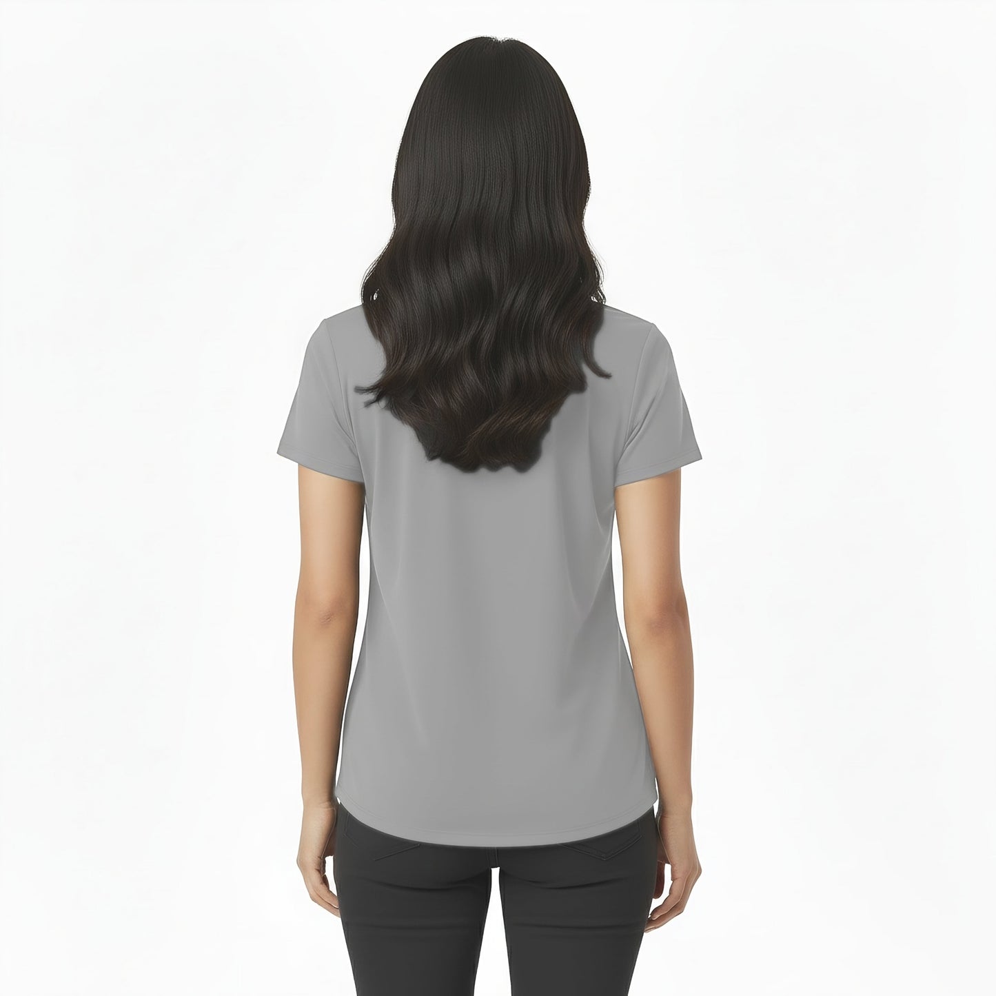 Kenzi Grey Short Sleeve Crew Auragen