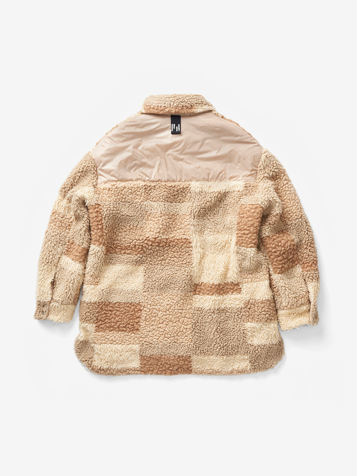 Padded Wool Sherpa Shirt Jacket - Natural Mix Holden Outerwear