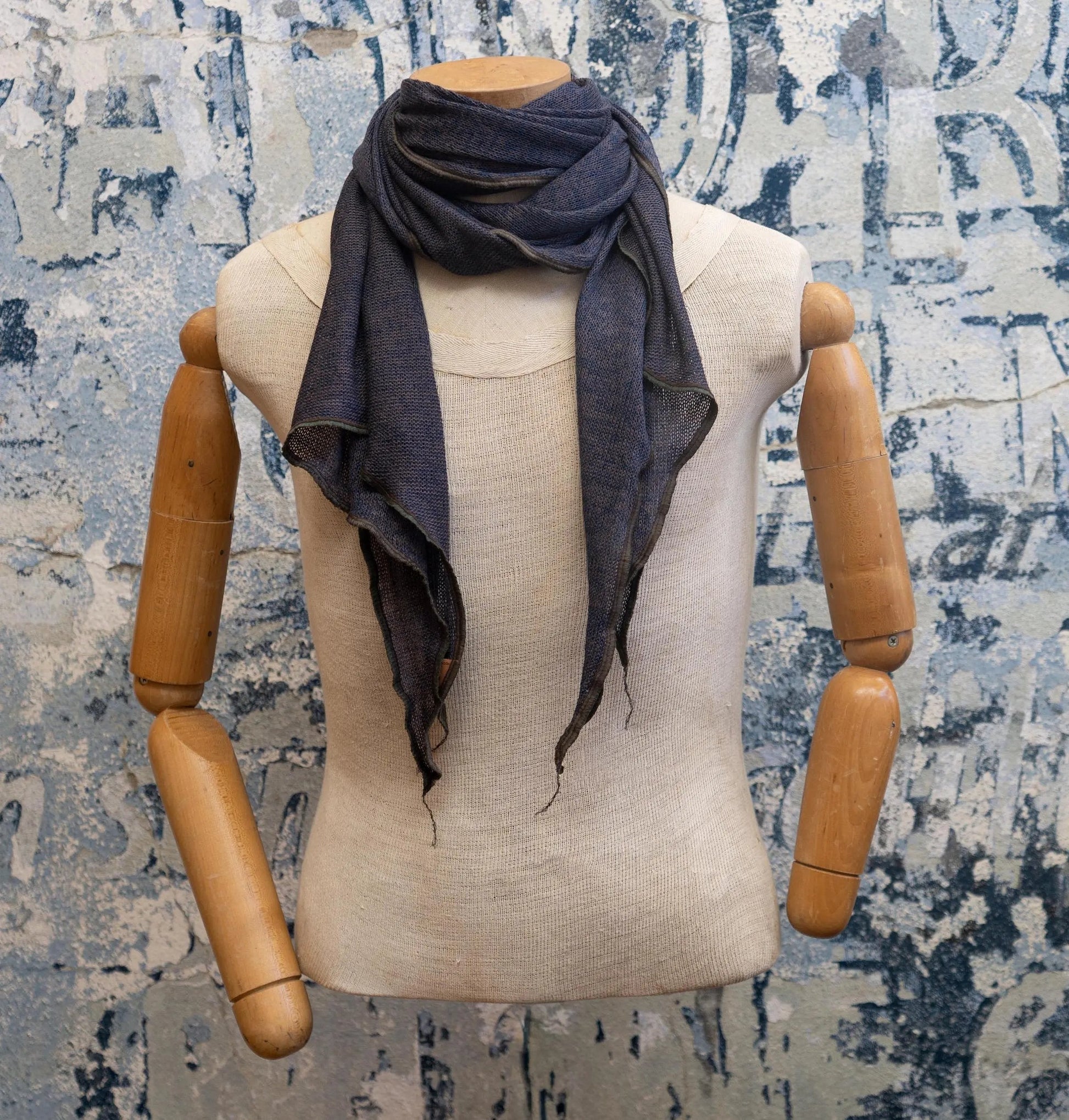 Watercolor Dusk Knit Scarf Late Sunday Afternoon