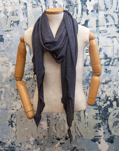Watercolor Dusk Knit Scarf Late Sunday Afternoon
