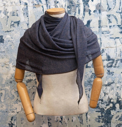 Watercolor Dusk Knit Scarf Late Sunday Afternoon
