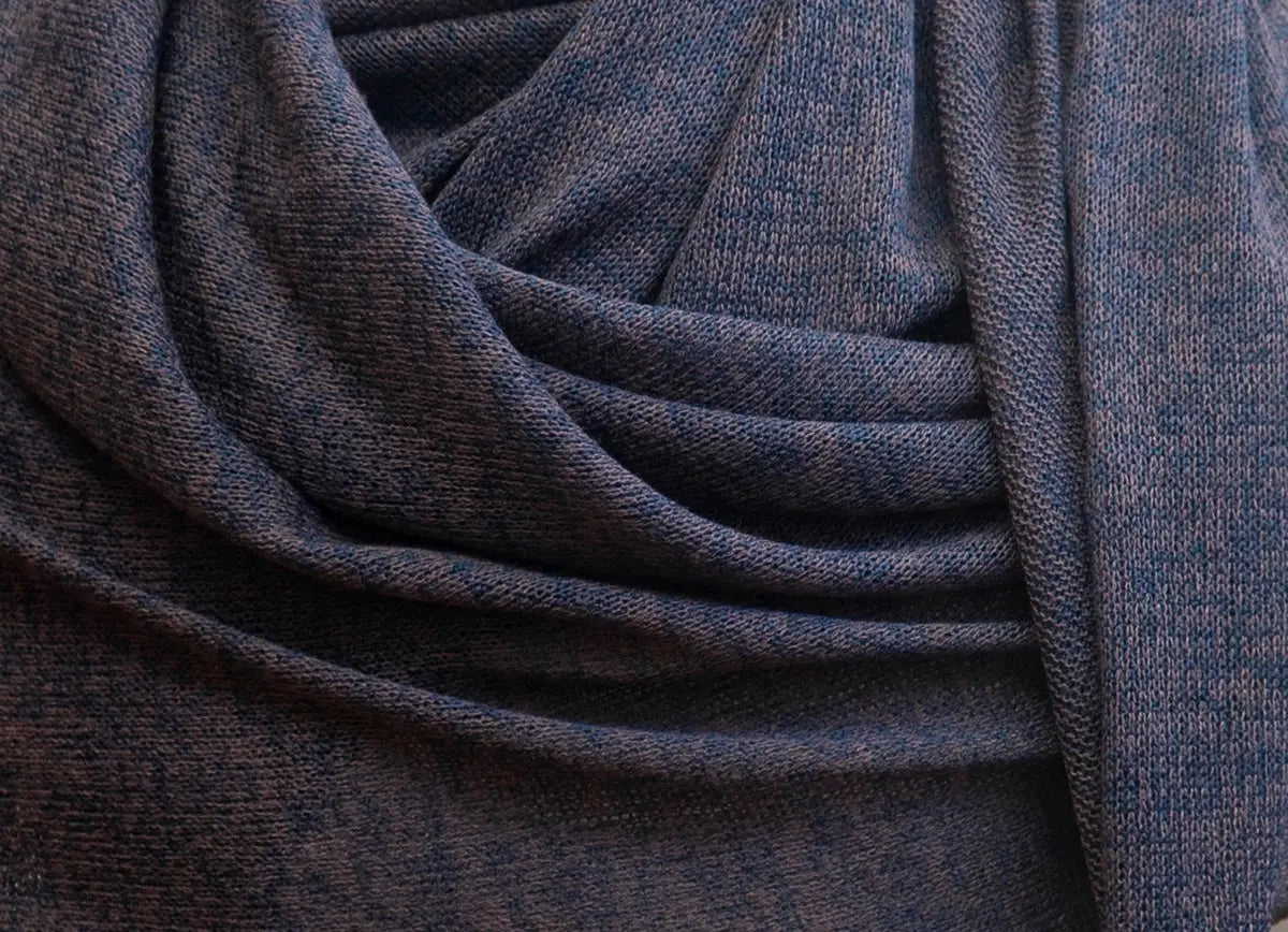 Watercolor Dusk Knit Scarf Late Sunday Afternoon