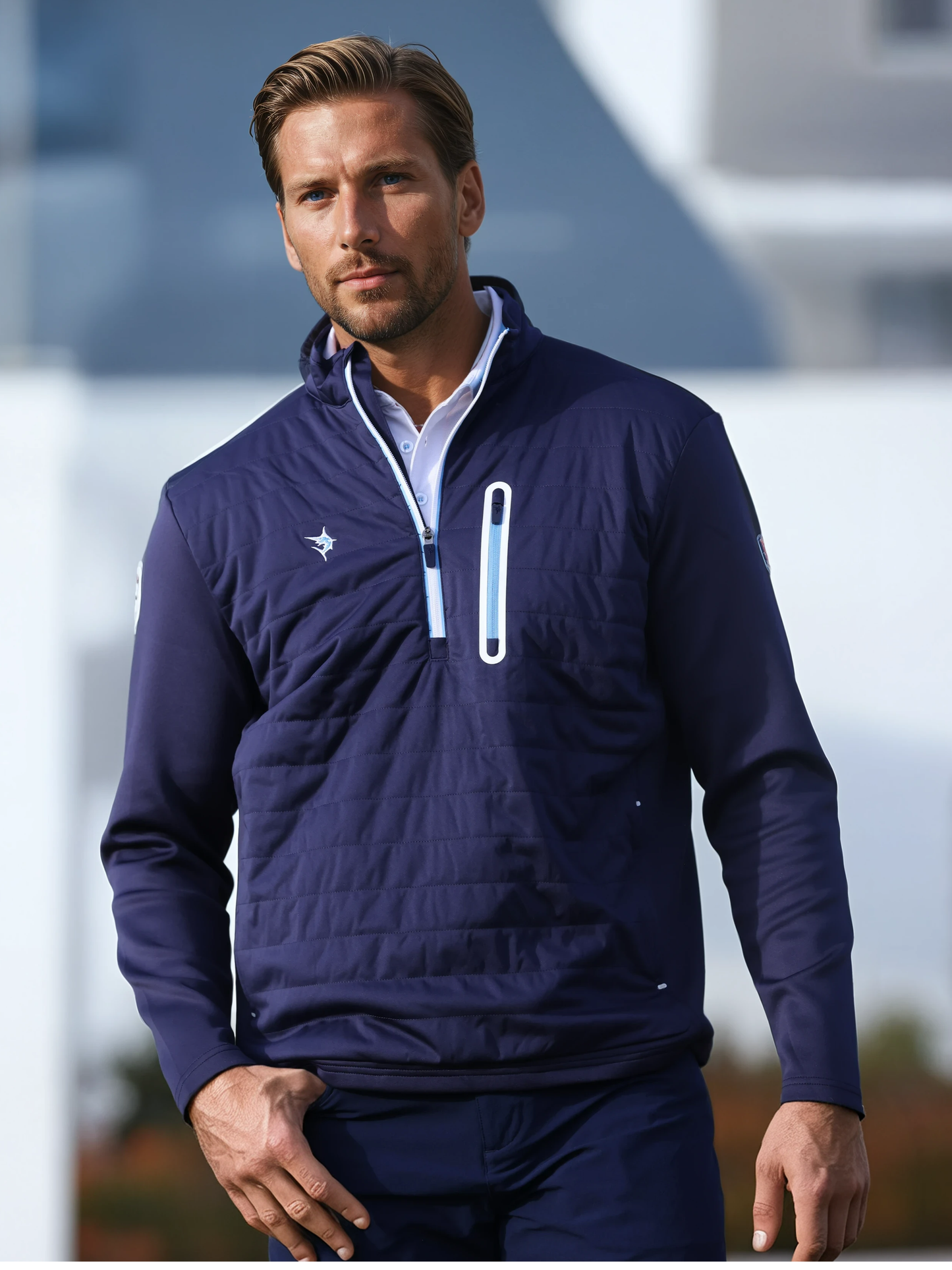 Hampton Pullover Technical Layer White Water Life