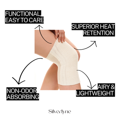 Warmers | Knee warmer, comfort, one piece 
(Unisex) Silverlyne