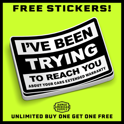 Extended Warranty  -  Hard Hat Decal Armed American Supply