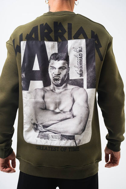 Warrior' Muhammad Ali Sweatshirt: The Greatest of All Time Withinblack