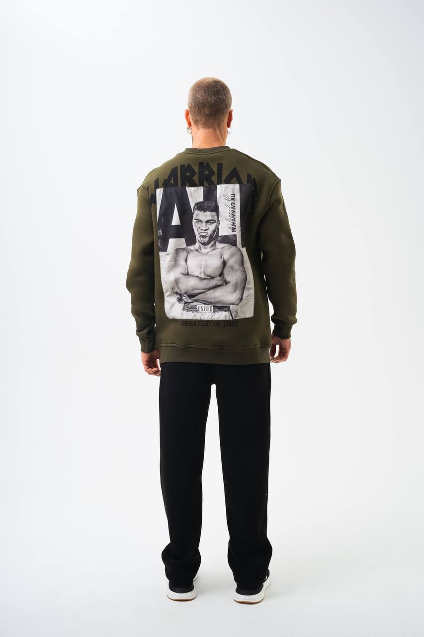 Warrior' Muhammad Ali Sweatshirt: The Greatest of All Time Withinblack