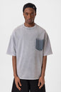Washed Effect Tee - Vintage Style Soft Cotton T-Shirt - Casual Retro Top Withinblack