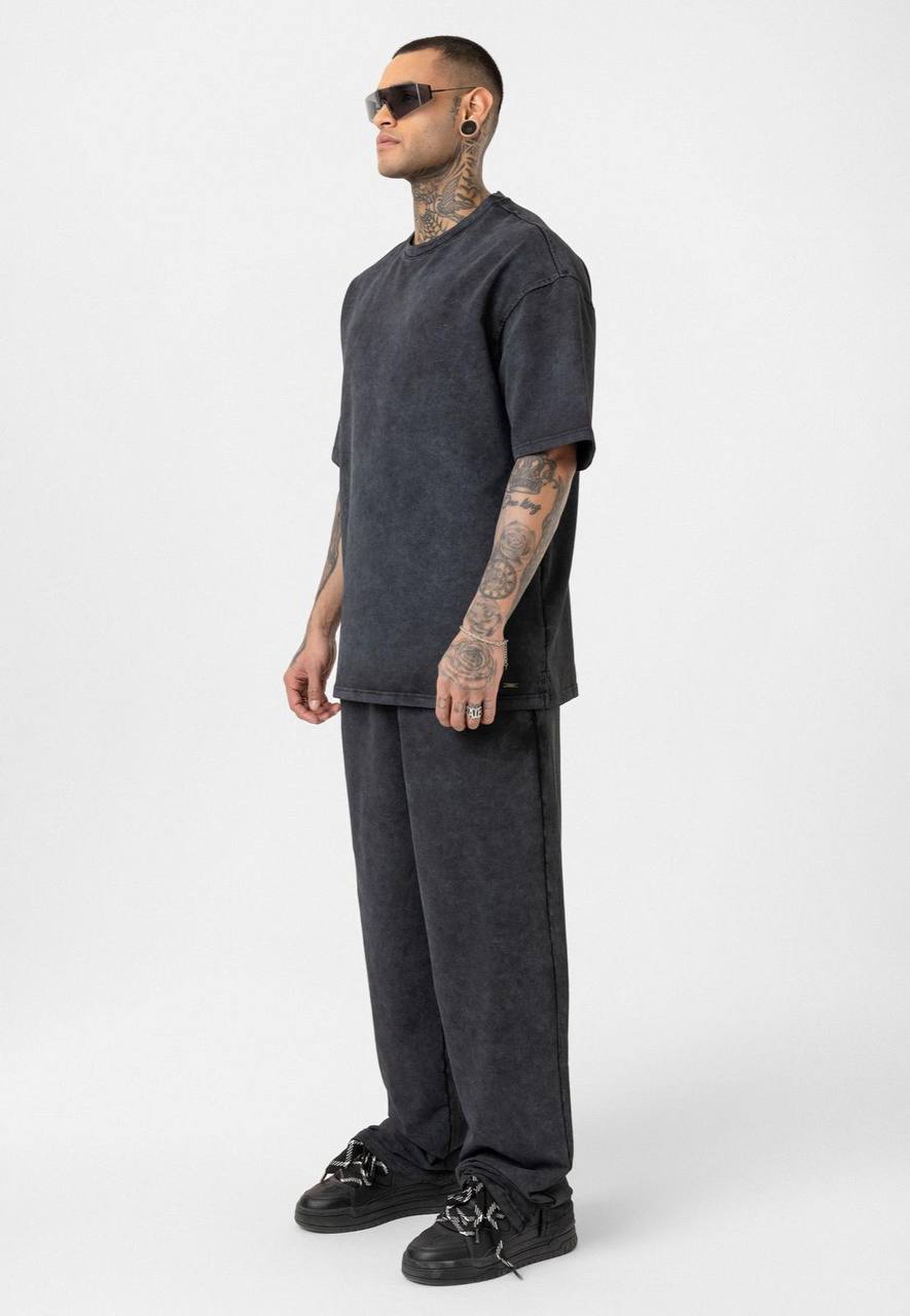 Oversized Washed Tracksuit Set Withinblack