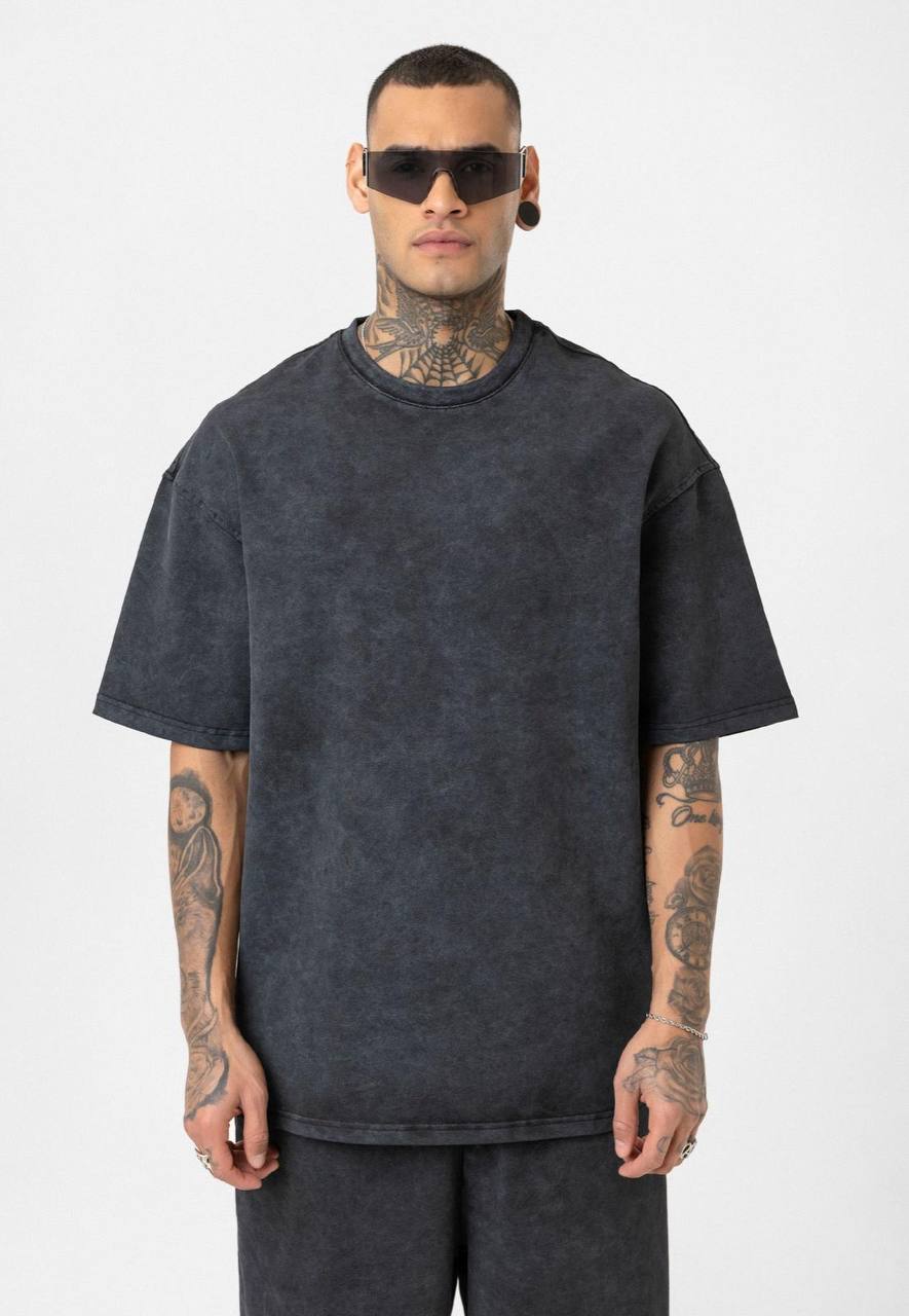 Oversized Washed Tracksuit Set Withinblack