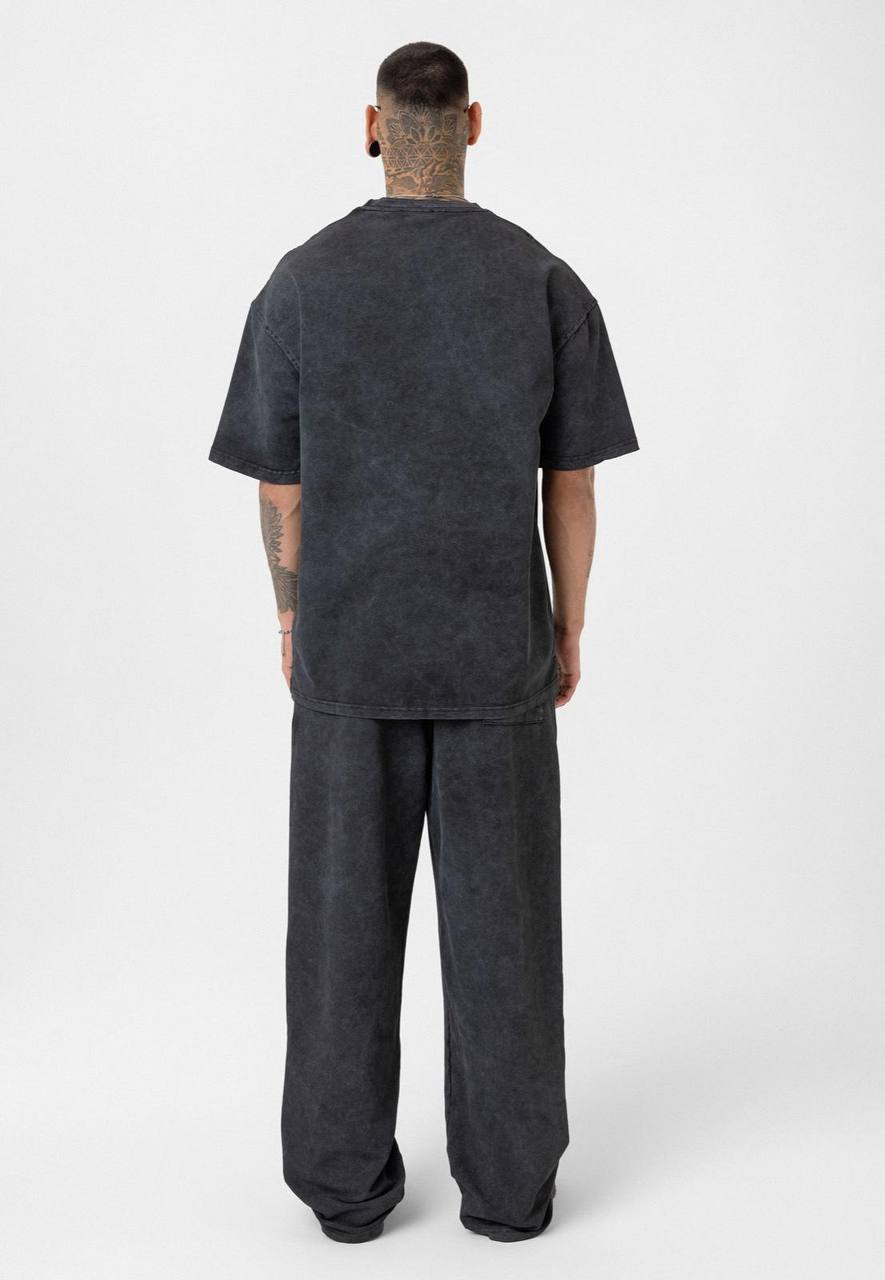 Oversized Washed Tracksuit Set Withinblack