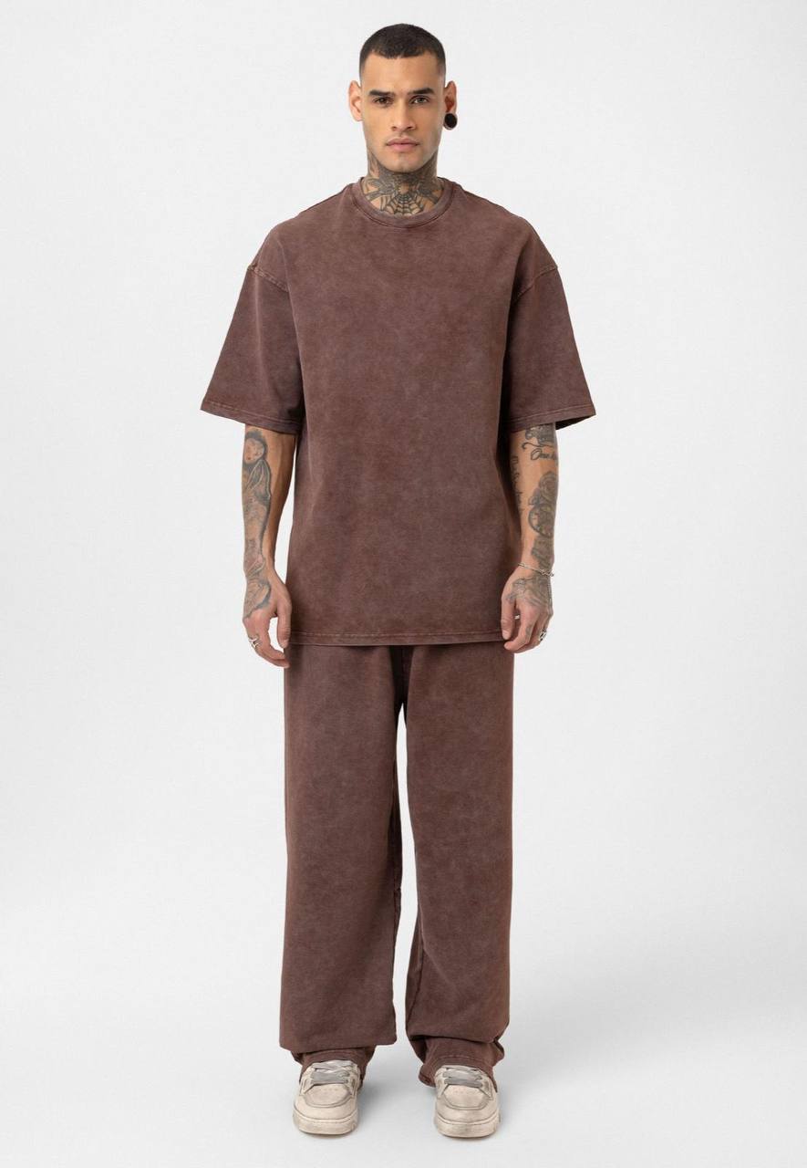 Oversized Washed Tracksuit Set Withinblack