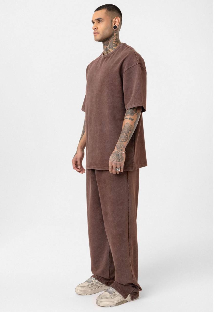 Oversized Washed Tracksuit Set Withinblack