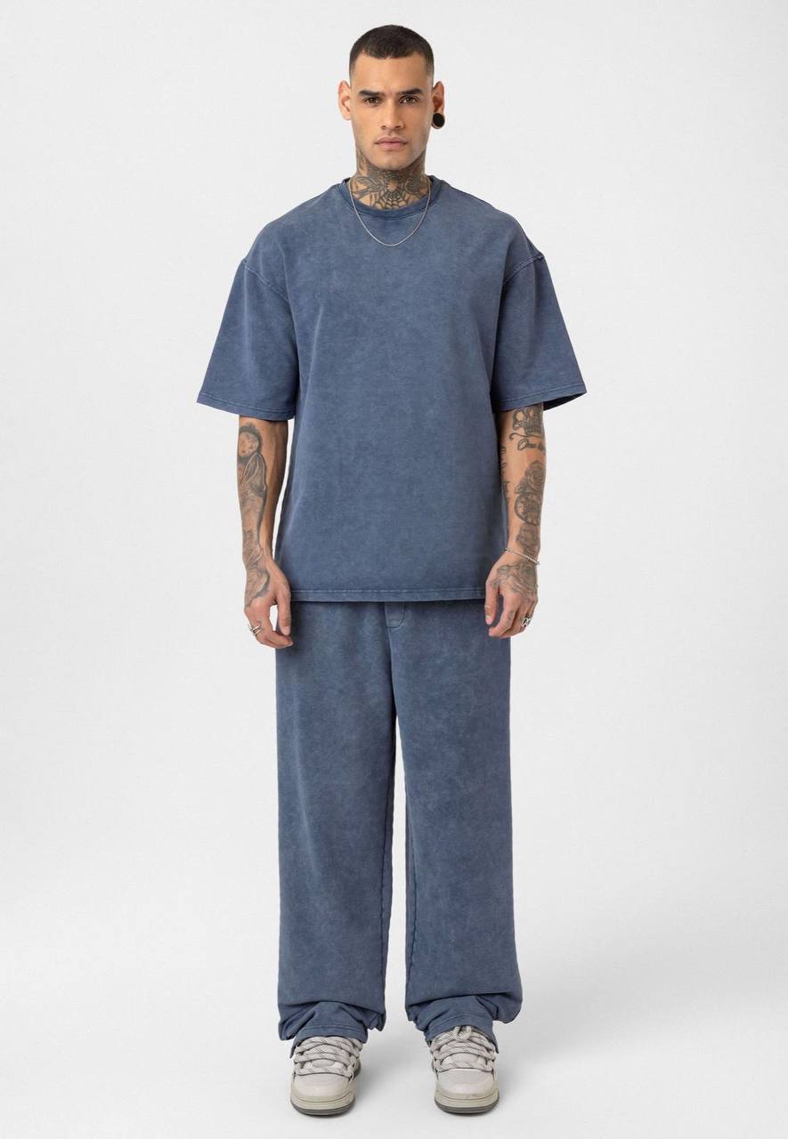 Oversized Washed Tracksuit Set Withinblack