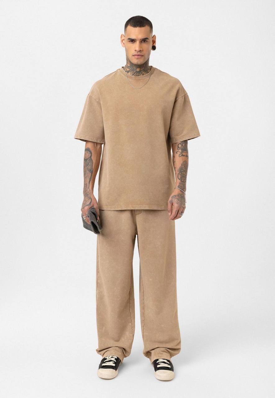 Oversized Washed Tracksuit Set Withinblack