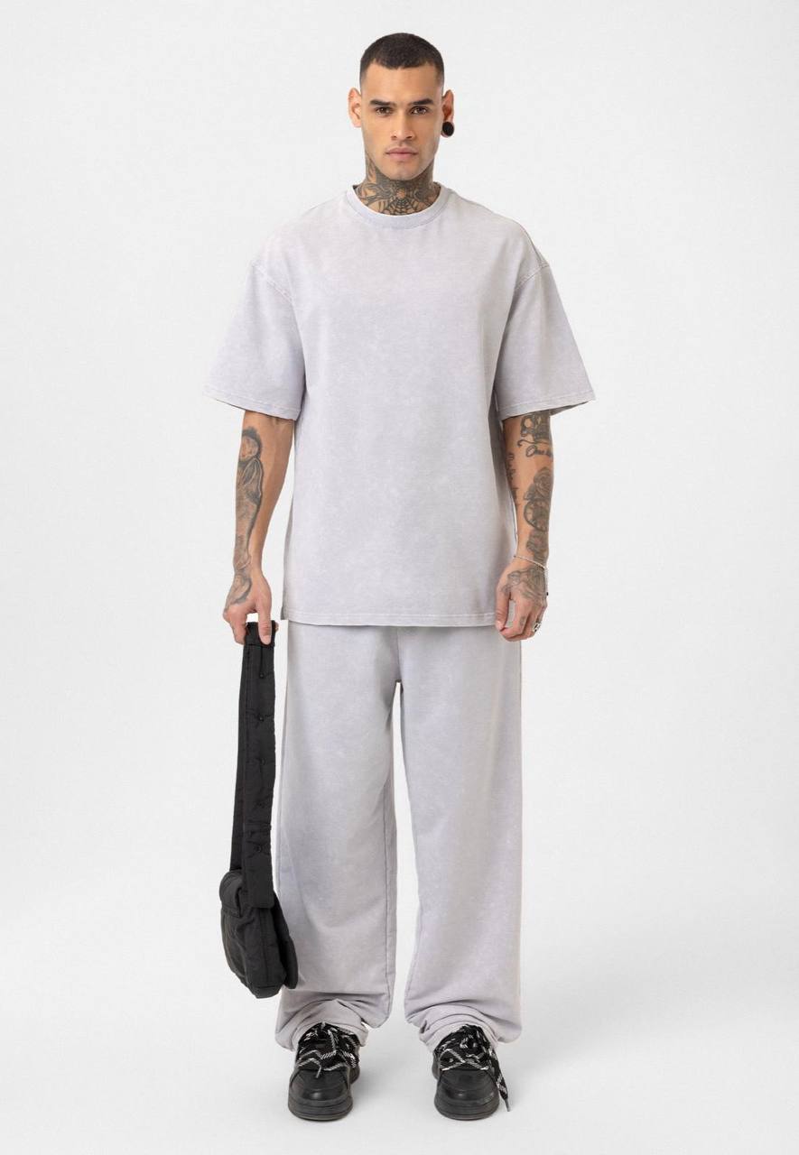 Oversized Washed Tracksuit Set Withinblack