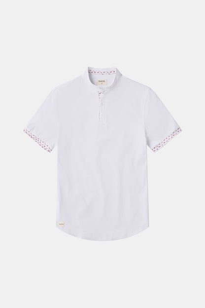 Catalyst Polo | Mantra Collar | Flamingo Contrast MANTRA