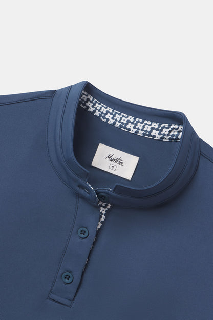 Women's Catalyst Polo | Mantra Collar | Bloom Contrast MANTRA
