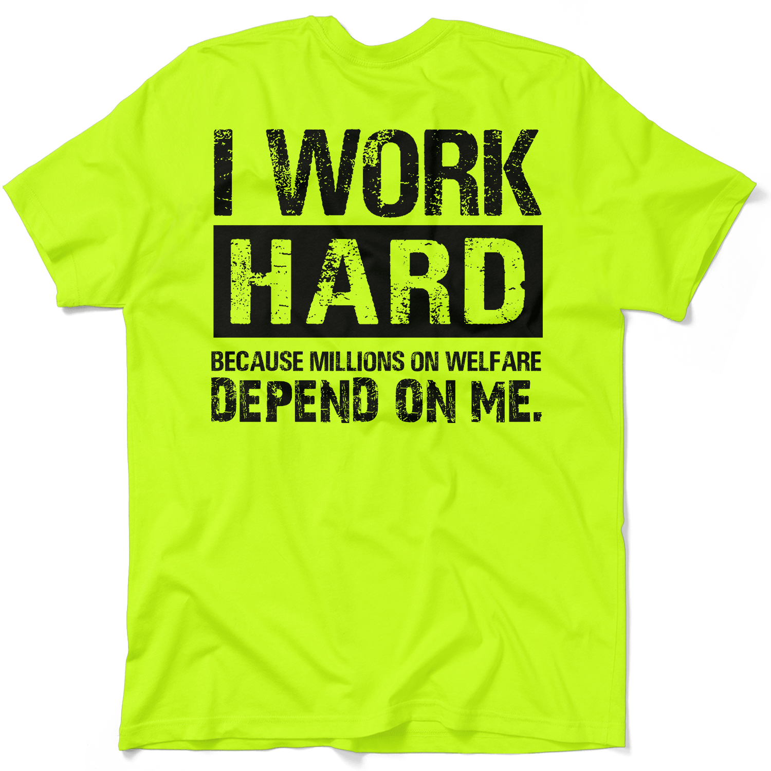 Welfare - Safety Yellow T-Shirt Armed American Supply