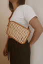 Vera Leather and Cane Belt Bag Village Thrive