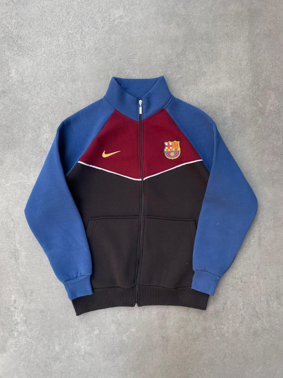 Unisex Zip Sweatshirt with Brushed Barcelona Style Withinblack