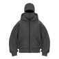 Zipped Faced Hoodie