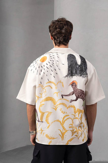 Whimsical Kids Drawing Unisex Shirt – Summer Top Withinblack