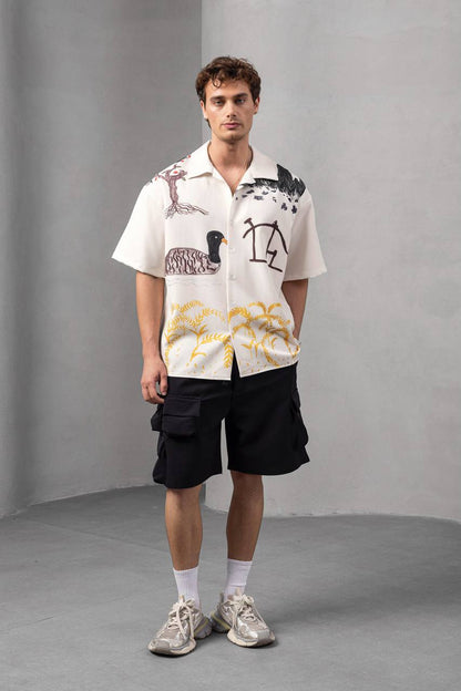 Whimsical Kids Drawing Unisex Shirt – Summer Top Withinblack