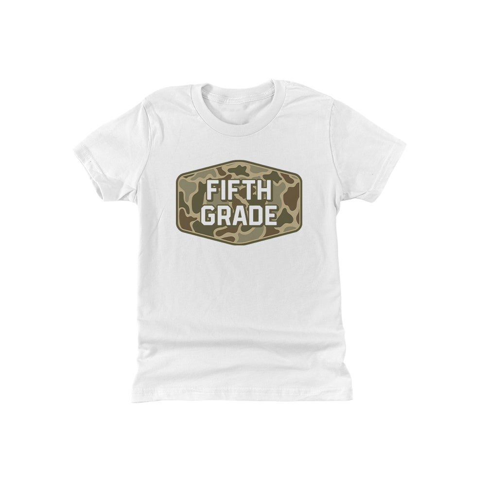 Fifth Grade Duck Camo (Kids) Shield Republic