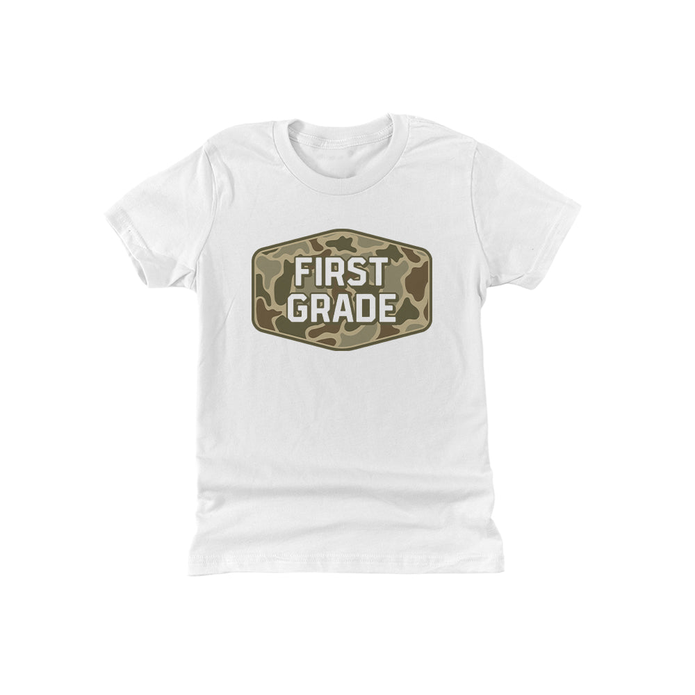 First Grade Duck Camo (Kids) Shield Republic
