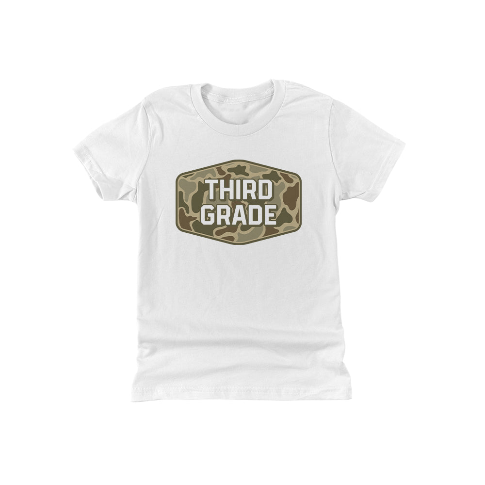 Third Grade Duck Camo (Kids) Shield Republic