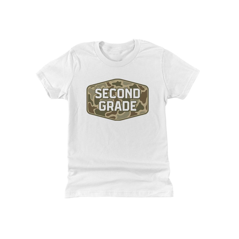 Second Grade Duck Camo (Kids) Shield Republic
