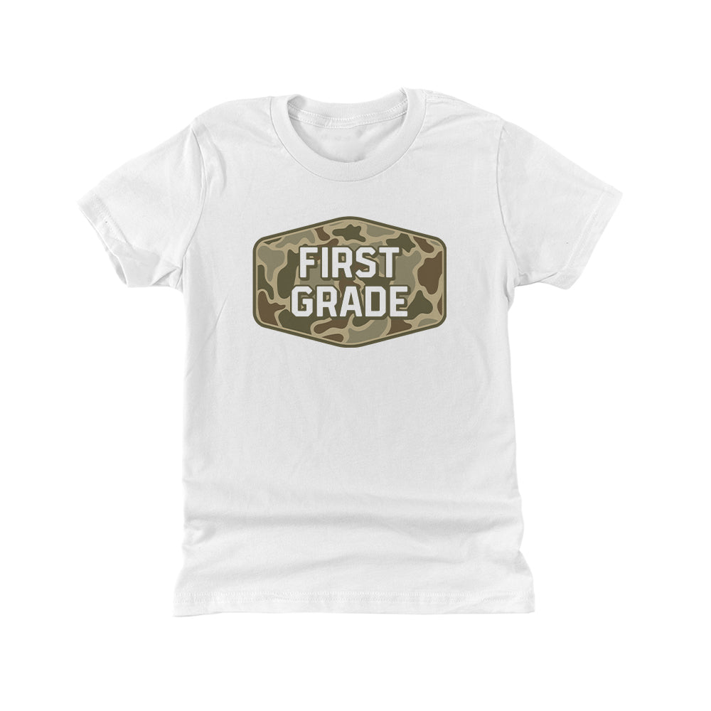 First Grade Duck Camo (Kids) Shield Republic