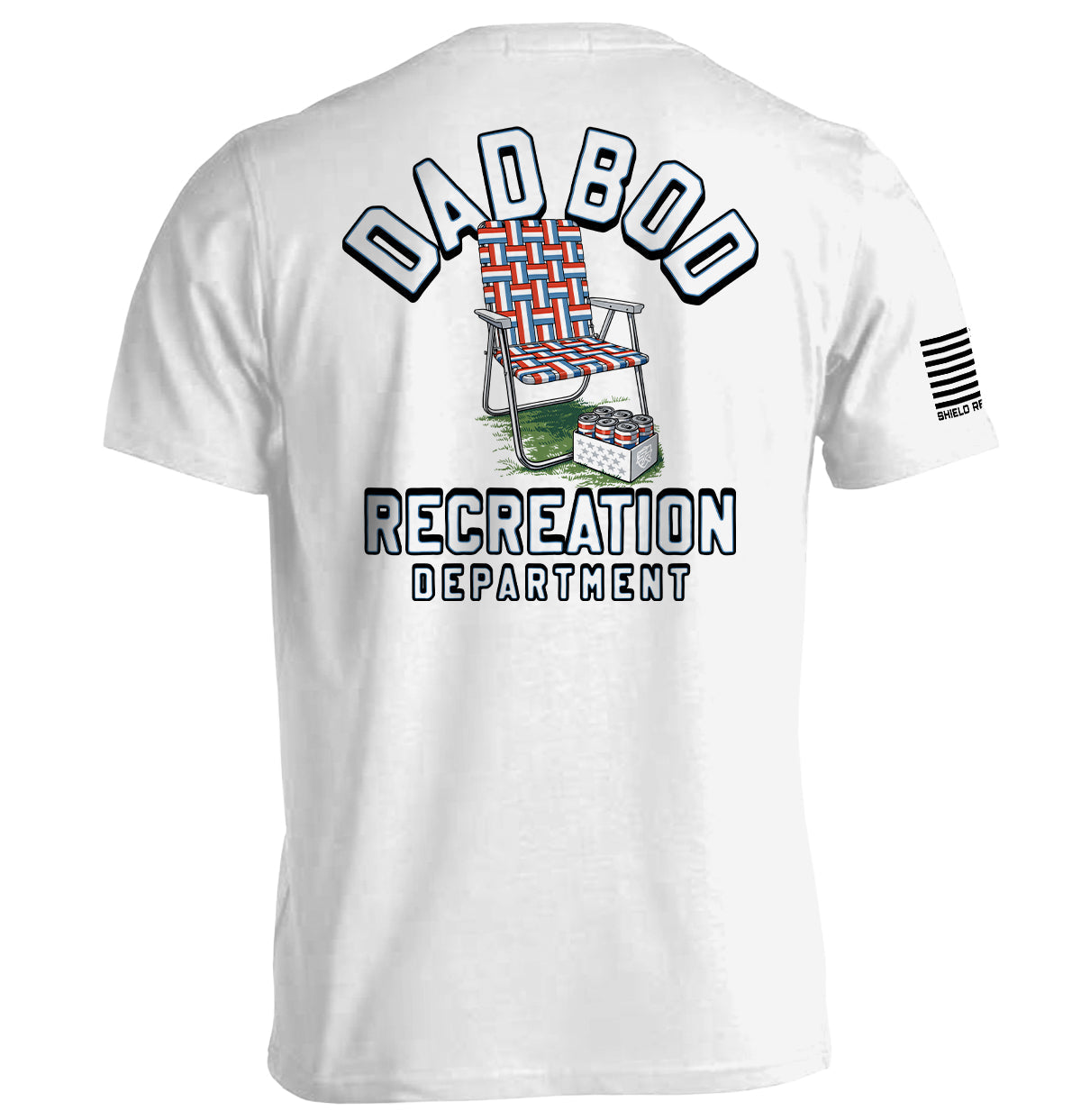 Dad Bod Recreation Department Shield Republic