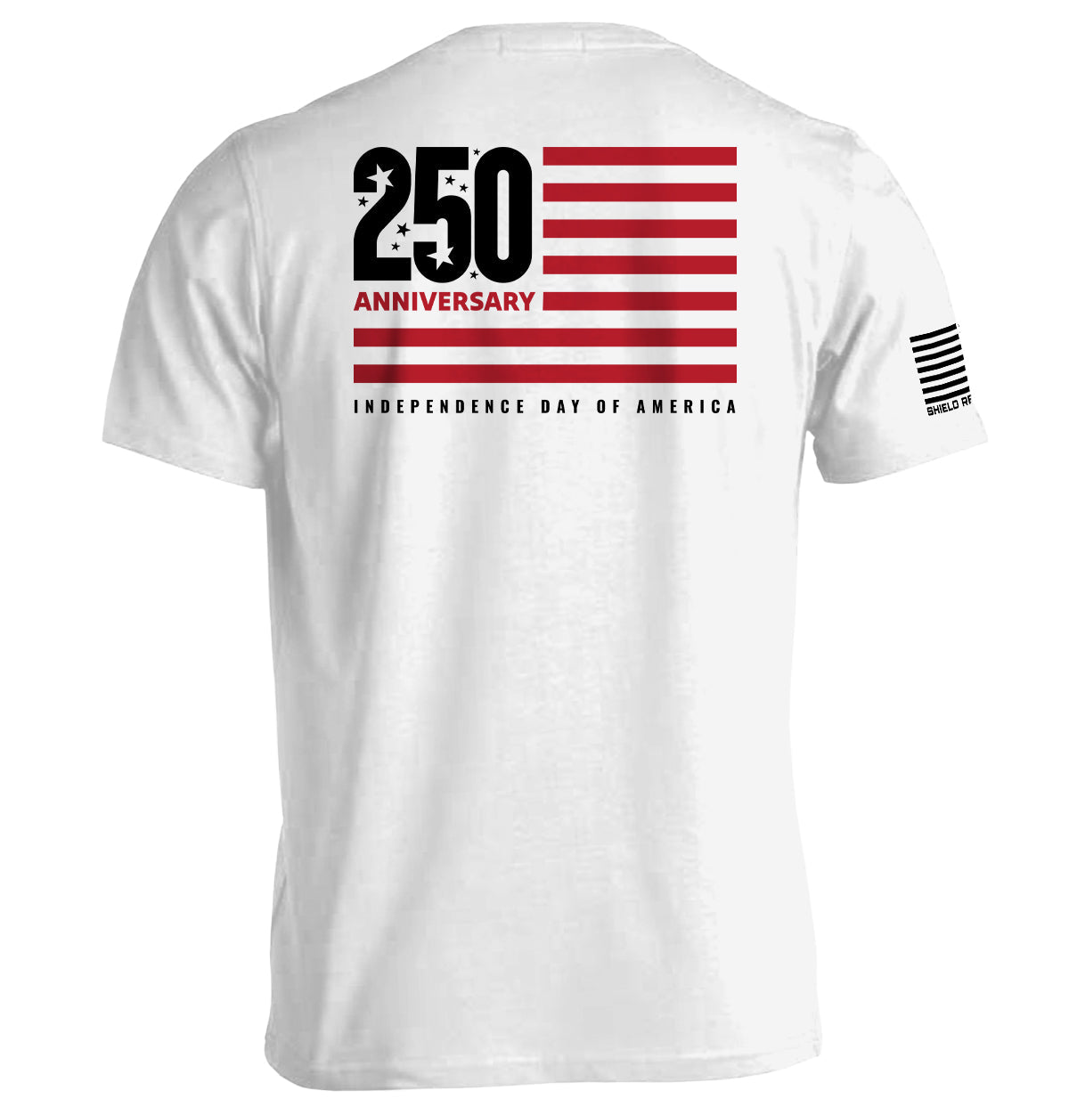 America 250 Years Anniversary Flag Shield Republic
