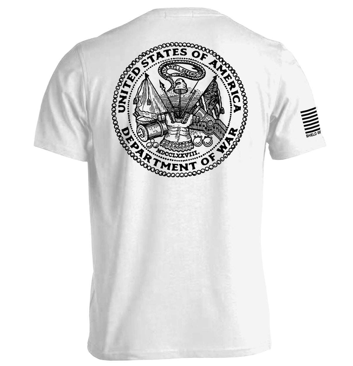 United States of America Department of War Shield Republic