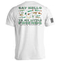 Say Hello to My Little Friends Green (Back Print) Shield Republic