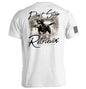 Don't Stop Retrievin' Black Lab Shield Republic