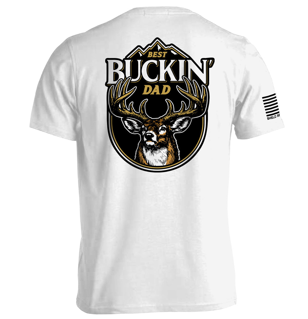 Best Buckin' Dad Deer Shield Republic