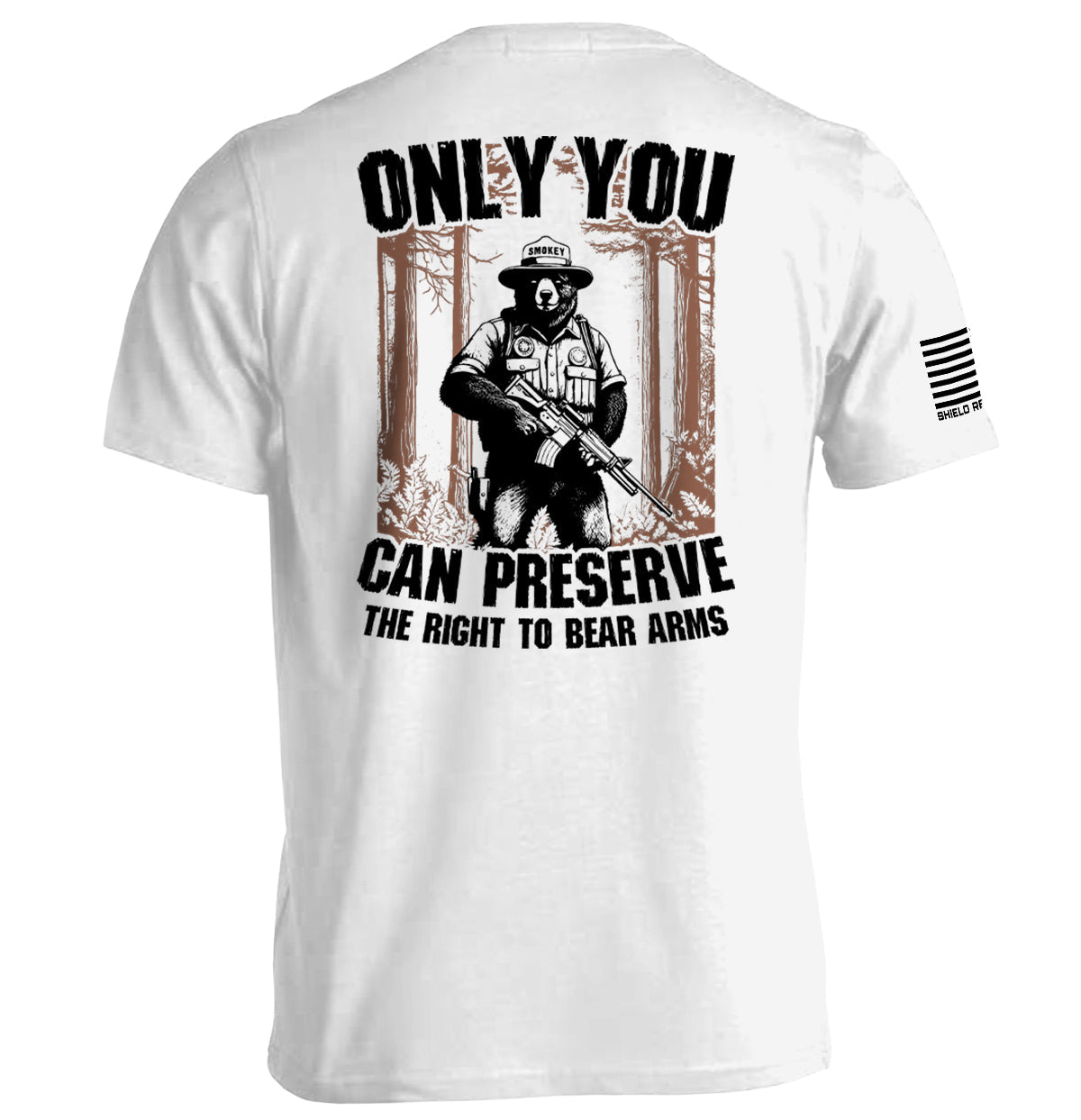 Only You can Preserve the the Right to Bear Arms Shield Republic